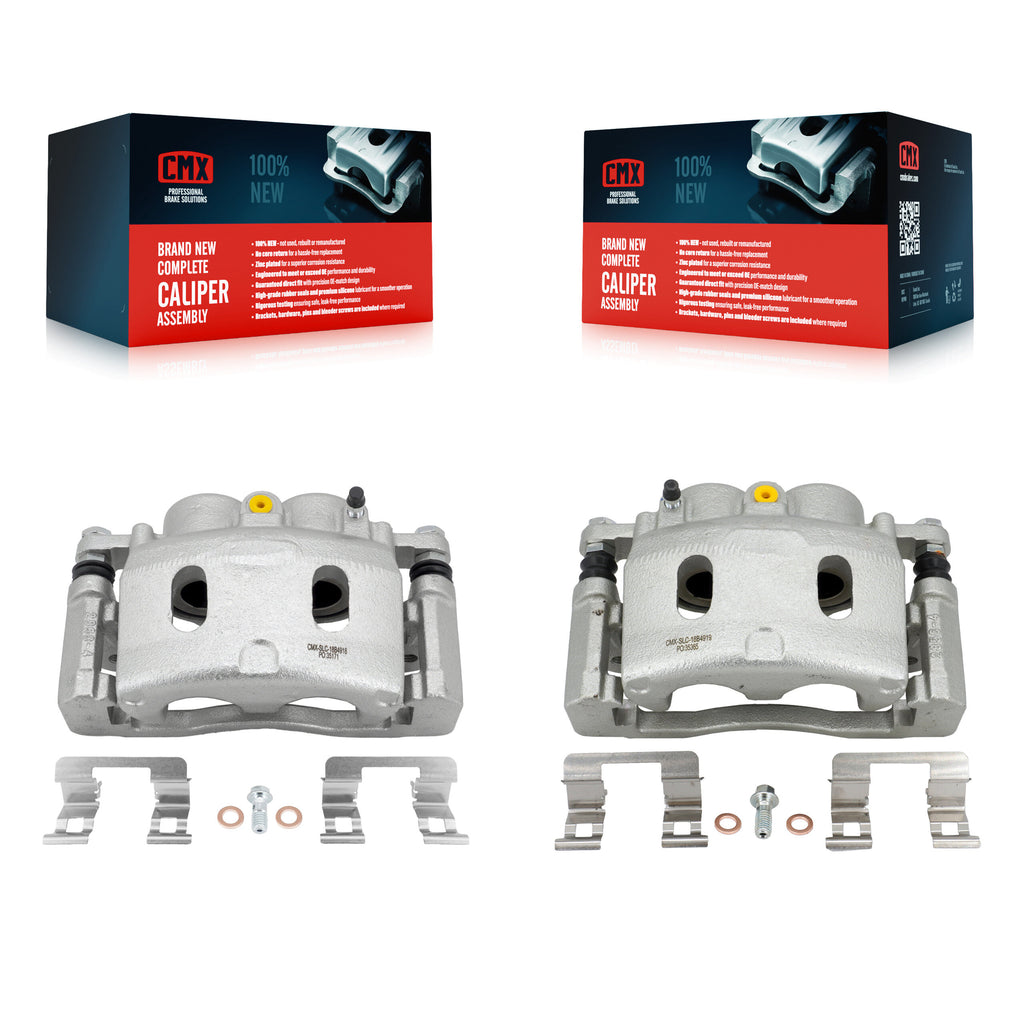 Front Brake Caliper Kit For Chevrolet GMC Silverado 1500 Sierra Avalanche Tahoe