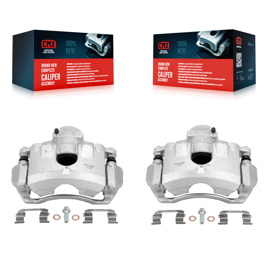 Front Disc Brake Caliper Left Right Side (Driver Passenger) Kit For Ford Focus
