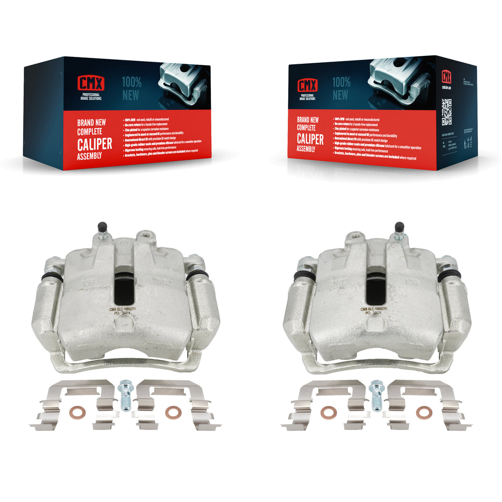 Front Brake Caliper Kit For Chevrolet Equinox GMC Terrain Malibu Buick Impala