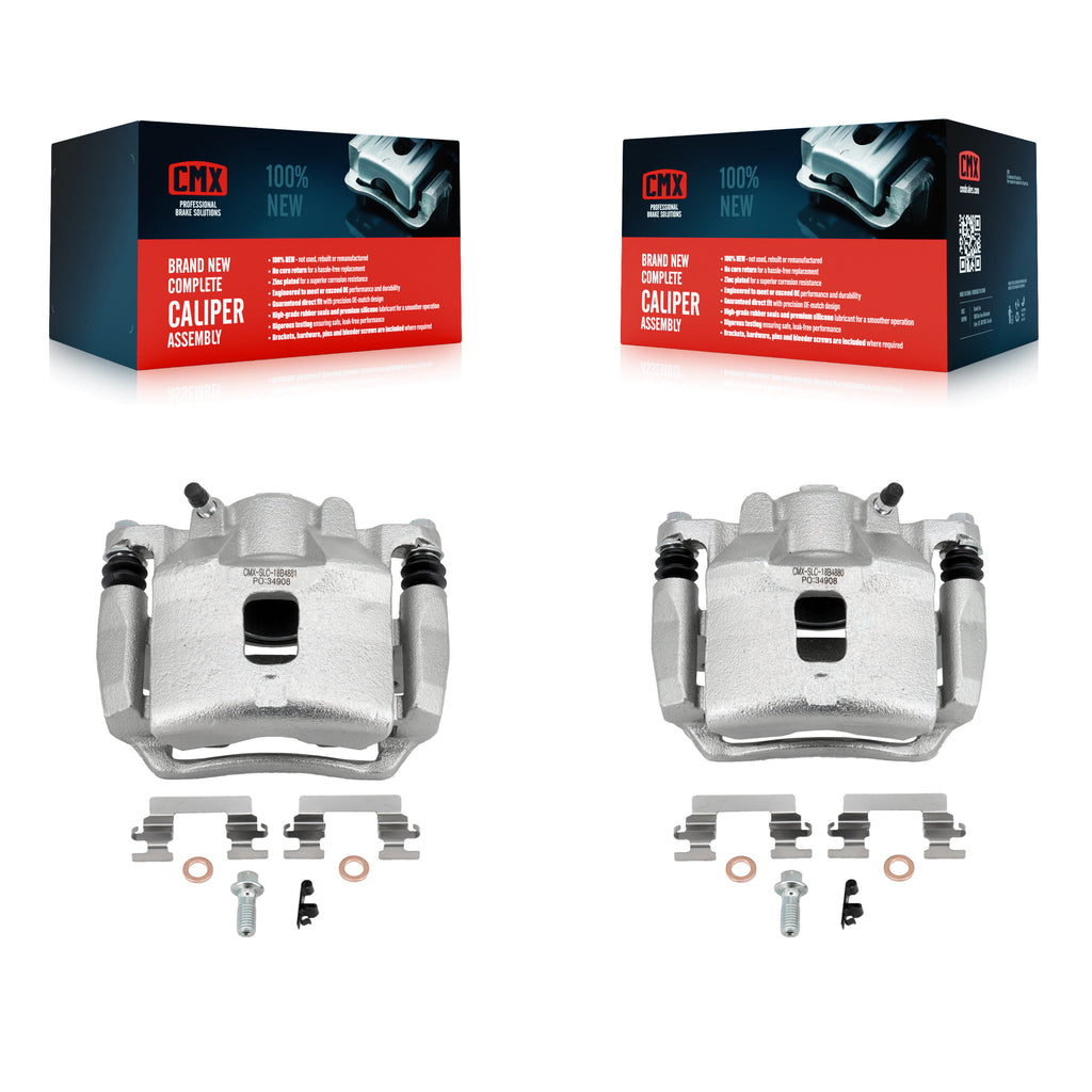 Front Disc Brake Caliper Kit For Chevrolet Cobalt Pontiac G5 Saturn Ion Pursuit