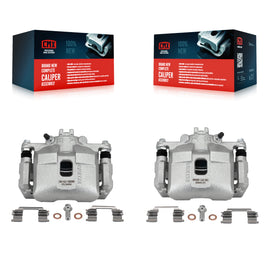 Front Disc Brake Caliper Left Right Side Kit For 2006-2011 Honda Civic 2.0L