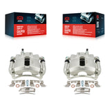 Front Brake Caliper Left Right Side (Driver Passenger) Kit For Hyundai Elantra