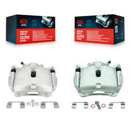 Front Brake Caliper Left Right Driver Passenger Kit For 2012-2016 Honda CR-V FWD