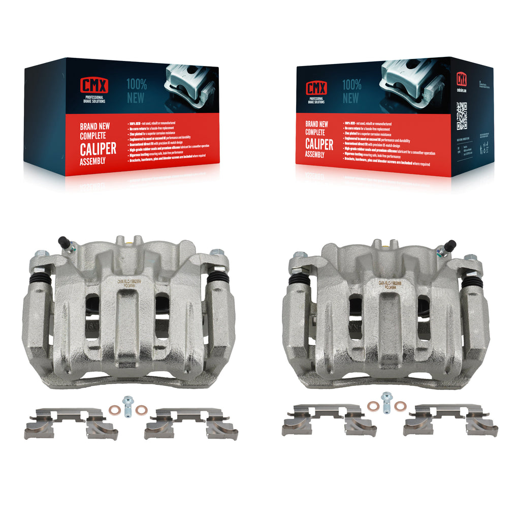 Front Disc Brake Caliper Kit For Honda CR-V Odyssey Acura RDX Accord Crosstour