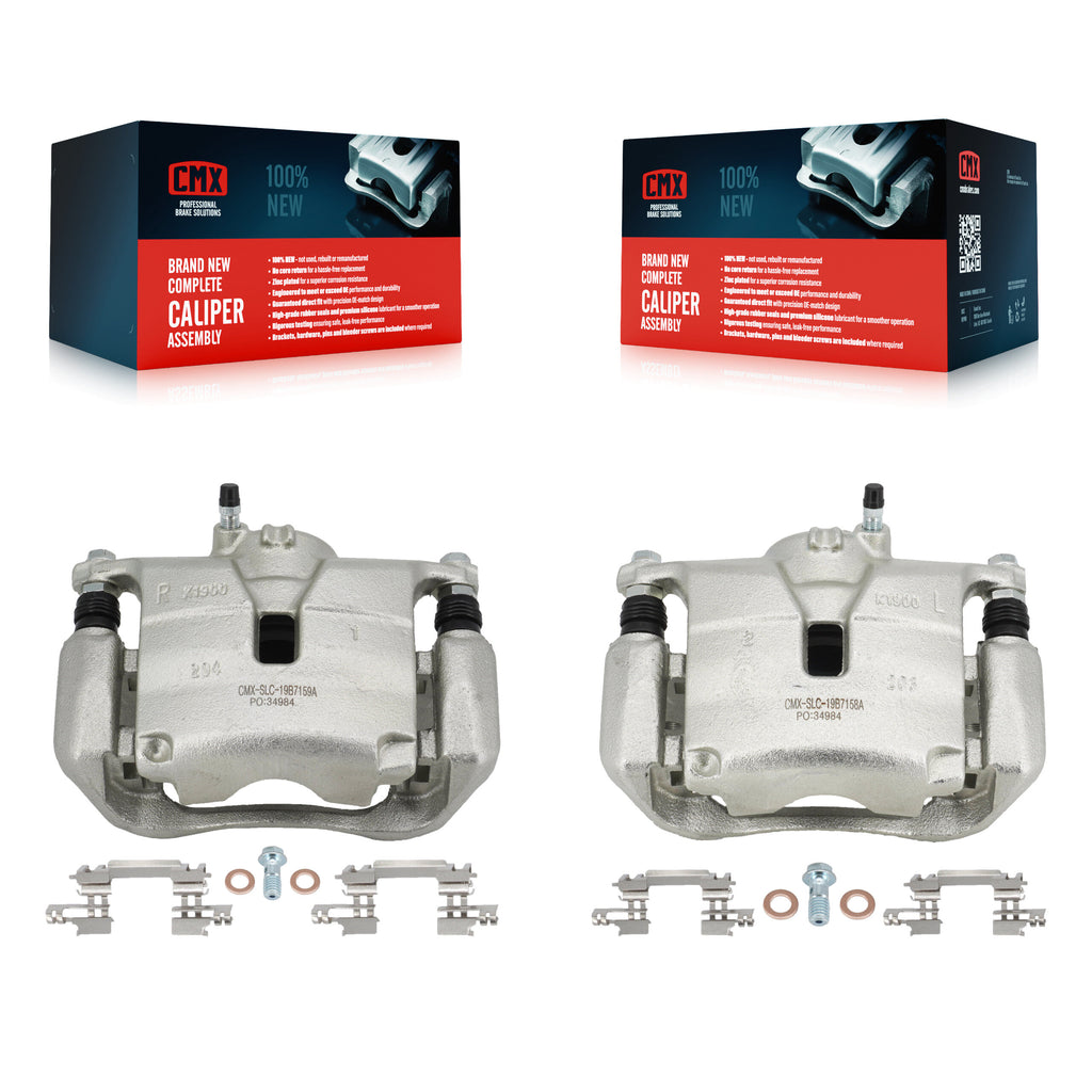 Front Brake Caliper Left Right Driver Passenger Side Kit For Mazda 3 CX-3 Sport