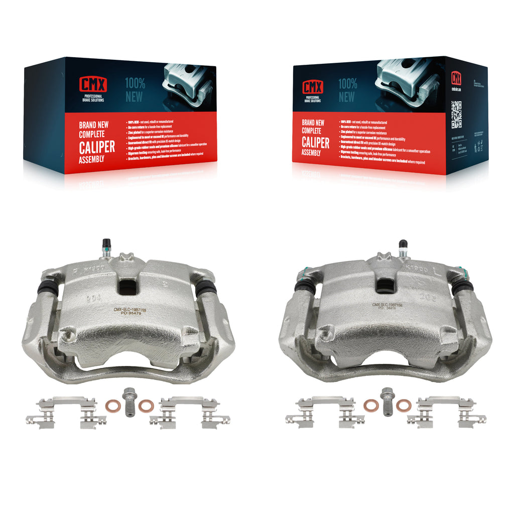 Front Brake Caliper Left Right Driver Passenger Side Kit For Mazda 3 CX-3 Sport