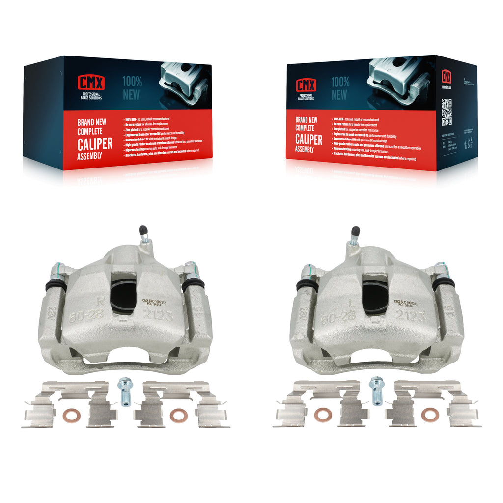 Front Disc Brake Caliper Left Right Side Kit For 2014-2015 Lexus IS250 AWD