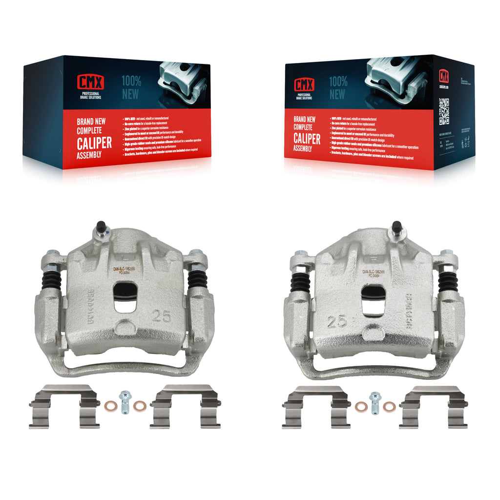 Front Disc Brake Caliper Kit For Hyundai Elantra Kia Soul Sonata Optima Magentis
