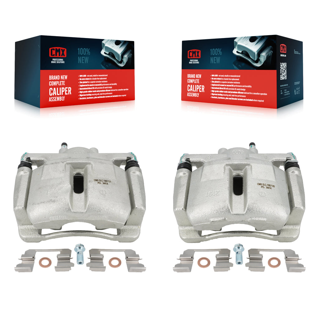 Front Disc Brake Caliper Left Right Side (Driver Passenger) Kit For Mazda CX-5