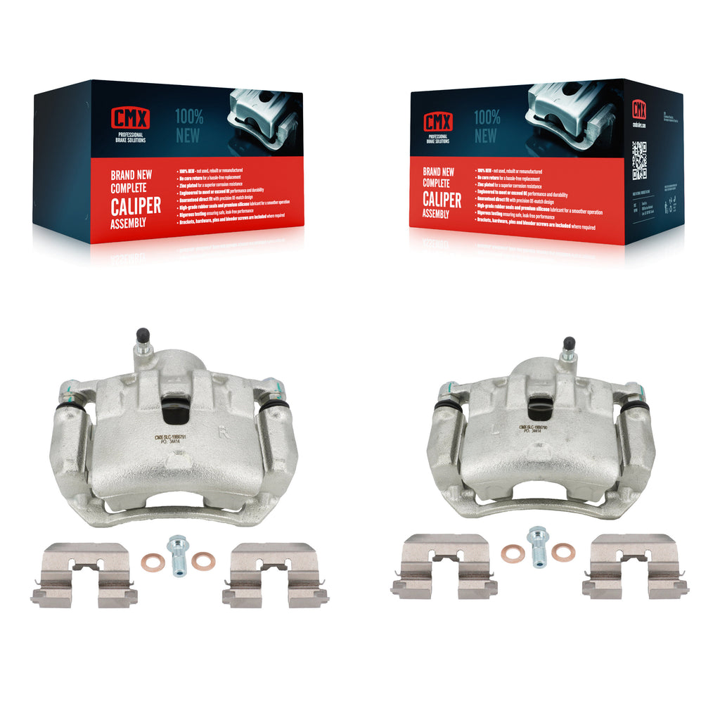 Front Brake Caliper Kit For Kia Hyundai Forte Elantra GT Veloster Forte5 Koup