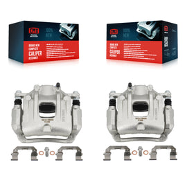 Front Brake Caliper (Left Right) Kit For 2014-2015 Kia Sorento Limited with 3.3L