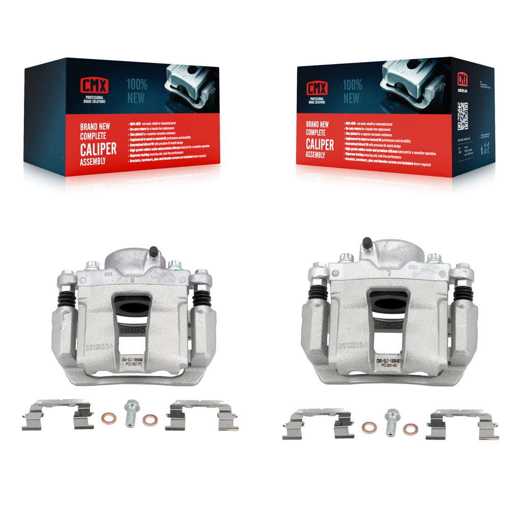 Front Brake Caliper Left Right Side (Driver Passenger) Kit For Hyundai Sonata