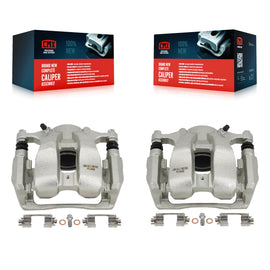 Front Brake Caliper Left Right Driver Passenger Side Kit For 2016-2018 Acura RDX