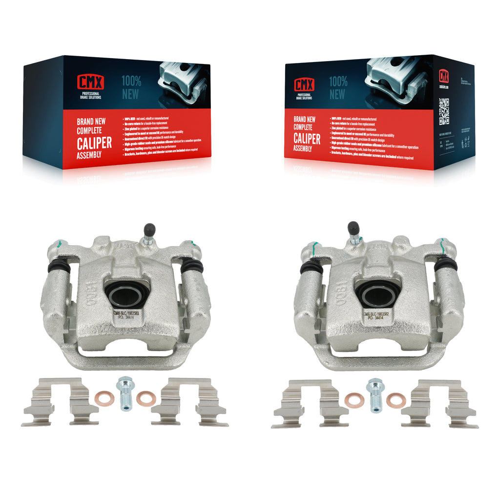 Rear Brake Caliper Left Right Side (Driver Passenger) Kit For Nissan Sentra Juke