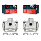 Rear Brake Caliper Kit For GMC Acadia Buick Enclave Chevrolet Traverse Cadillac