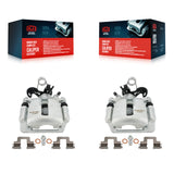 Rear Brake Caliper Left Right Side (Driver Passenger) Kit For Audi A4 Quattro