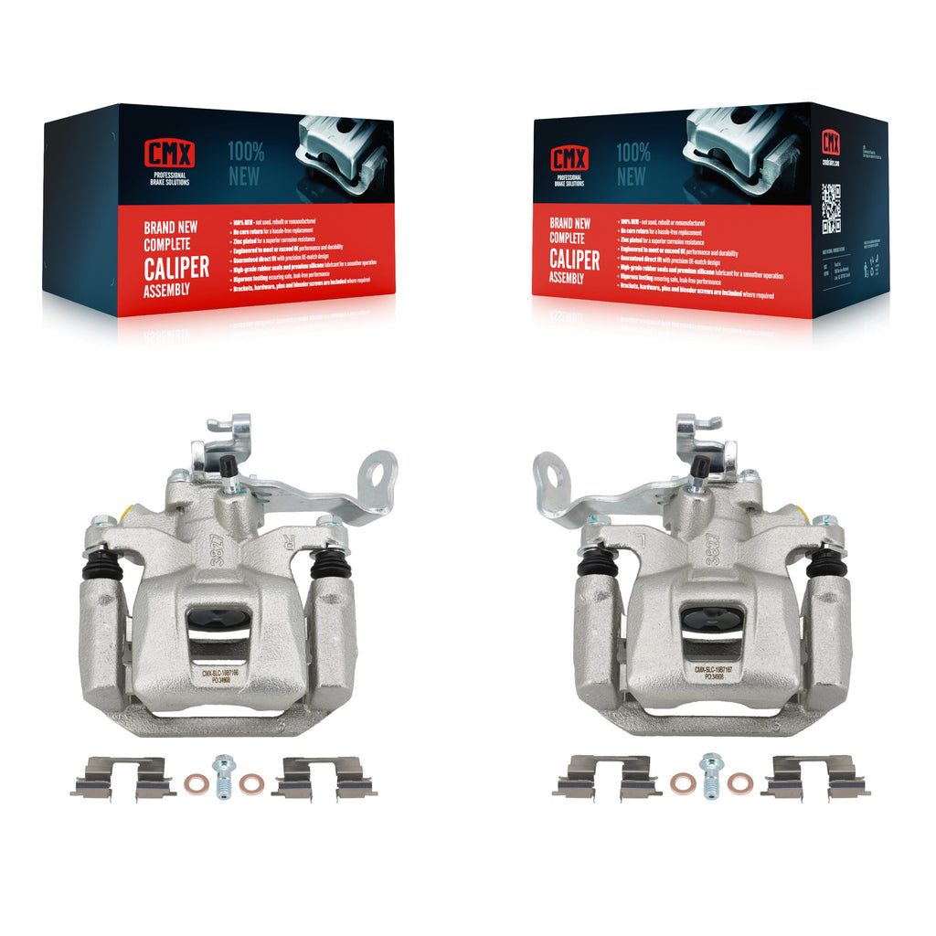 Rear Brake Caliper Left Right Side (Driver Passenger) Kit For 2014-2015 Mazda 6