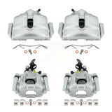 Front Rear Brake Caliper Kit For Volkswagen Jetta Beetle GTI Eos Audi A3 Golf