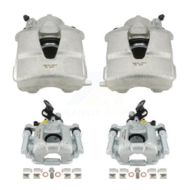 Front Rear Brake Caliper Left Right (Driver Passenger) Kit For Volkswagen Jetta