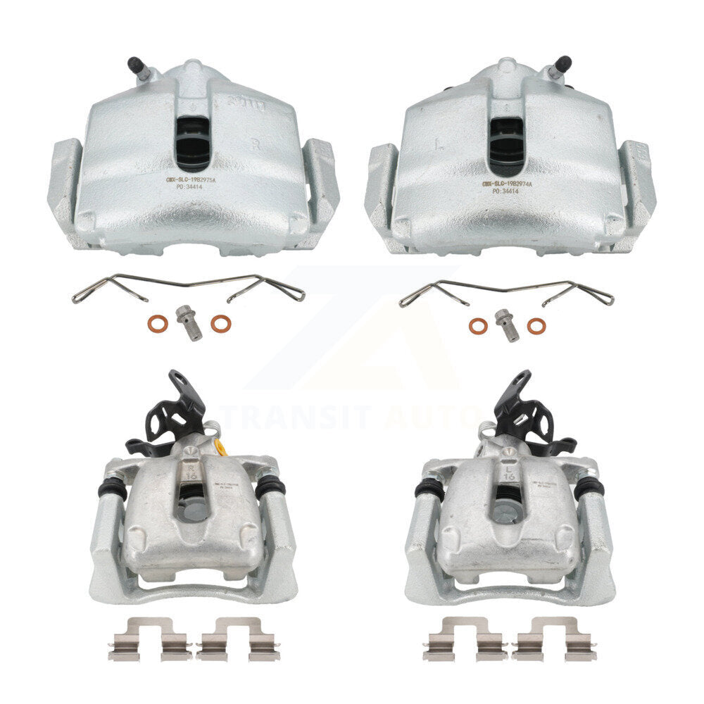 [Front+Rear] 2008-2009 Audi TT With Mounting Bracket Premium OE Brake Caliper Kit For Max Safe Braking