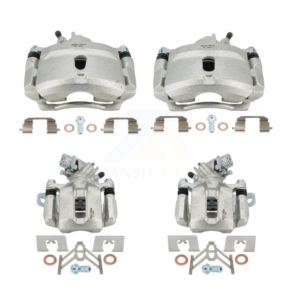 Front Rear Brake Caliper Left Right Side (Driver Passenger) Kit For Honda Civic