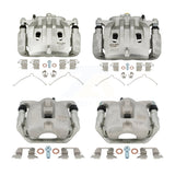 Front Rear Brake Caliper Left Right (Driver Passenger) Kit For Toyota Highlander