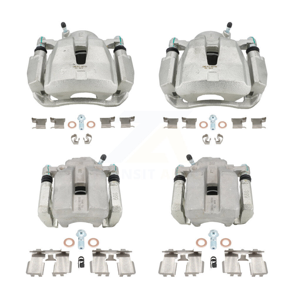 Front Rear Brake Caliper Left Right Side (Driver Passenger) Kit For Toyota RAV4