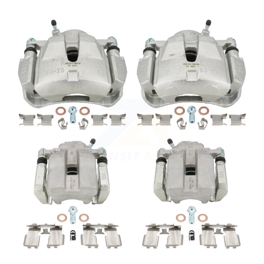 Front Rear Brake Caliper Left Right Side (Driver Passenger) Kit For Toyota RAV4
