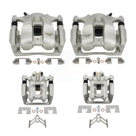 Front Rear Brake Caliper Left Right Driver Passenger Kit For 2016-2018 Acura RDX