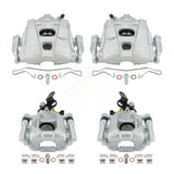 Front Rear Brake Caliper Left Right (Driver Passenger) Kit For Volkswagen Passat