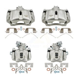 Front Rear Disc Brake Caliper Left Right Side (Driver Passenger) Kit For Honda Civic KBC-100775