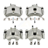 Front Rear Disc Brake Caliper Kit For 2013 Mitsubishi Lancer GT Sportback with FWD 2.0L KBC-100822