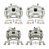 Front Rear Disc Brake Caliper Kit For 2017 Kia Rio LX EX Vehicles Manufactured In Mexico KBC-100835