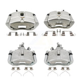 Front Rear Brake Caliper Left Right Side (Driver Passenger) Kit For 2013-2016 Dodge Dart KBC-100849