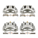 Front Rear Brake Caliper Kit For Ford E-350 Super Duty E-250 Club Wagon Econoline E-150 KBC-100883