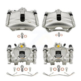 Front Rear Brake Caliper Left Right Side (Driver Passenger) Kit For Volkswagen Jetta Golf KBC-100896