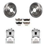 Rear Disc Brake Caliper Rotors And Ceramic Pad Kit For Nissan TITAN Armada INFINITI QX56 KC8-100004T