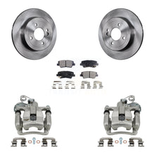 Load image into Gallery viewer, Rear Disc Brake Rotors And Ceramic Pads Kit With Calipers For 2012-2016 Hyundai Accent