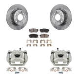 Rear Disc Brake Rotors Ceramic Pad Kit With Calipers For 2003 Nissan Maxima From 01 03