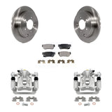 Rear Disc Brake Caliper Rotors And Ceramic Pads Kit For Hyundai Azera KC8-100031T