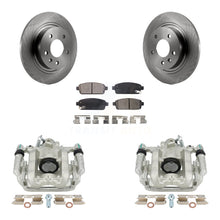 Load image into Gallery viewer, Rear Disc Brake Rotors &amp; Ceramic Pad Kit With Calipers For 2013 Chevrolet Cruze LT/LTZ
