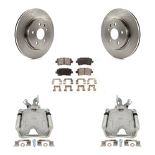 Load image into Gallery viewer, Rear Disc Brake Rotors And Ceramic Pads Kit With Calipers For Buick LaCrosse Allure