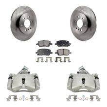 Load image into Gallery viewer, Rear Brake Rotors &amp; Ceramic Pad Kit With Calipers For Chevrolet Uplander Buick Terraza