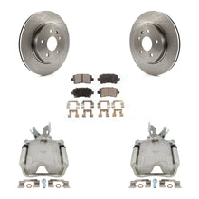 Load image into Gallery viewer, Rear Brake Rotor Ceramic Pad Kit With Calipers For Chevrolet Impala Buick LaCrosse XTS