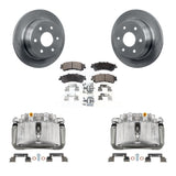 Rear Brake Caliper Rotor Ceramic Pad Kit For Chevrolet Silverado 1500 Classic GMC Sierra KC8-100076T