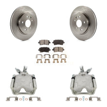 Load image into Gallery viewer, Rear Disc Brake Caliper Rotors And Ceramic Pads Kit For Chevrolet Malibu