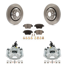 Load image into Gallery viewer, Rear Disc Brake Rotors And Ceramic Pads Kit With Calipers For Volkswagen GTI