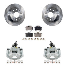 Load image into Gallery viewer, Rear Disc Brake Rotors And Ceramic Pads Kit With Calipers For 2010 Audi A3 GAS engine