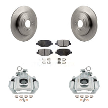 Charger l'image dans la galerie, Rear Disc Brake Rotors And Ceramic Pads Kit With Calipers For Ford Edge Lincoln MKX