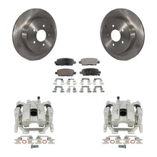 Charger l'image dans la galerie, Rear Brake Rotor &amp; Ceramic Pad Kit With Calipers For Nissan Murano INFINITI Pathfinder